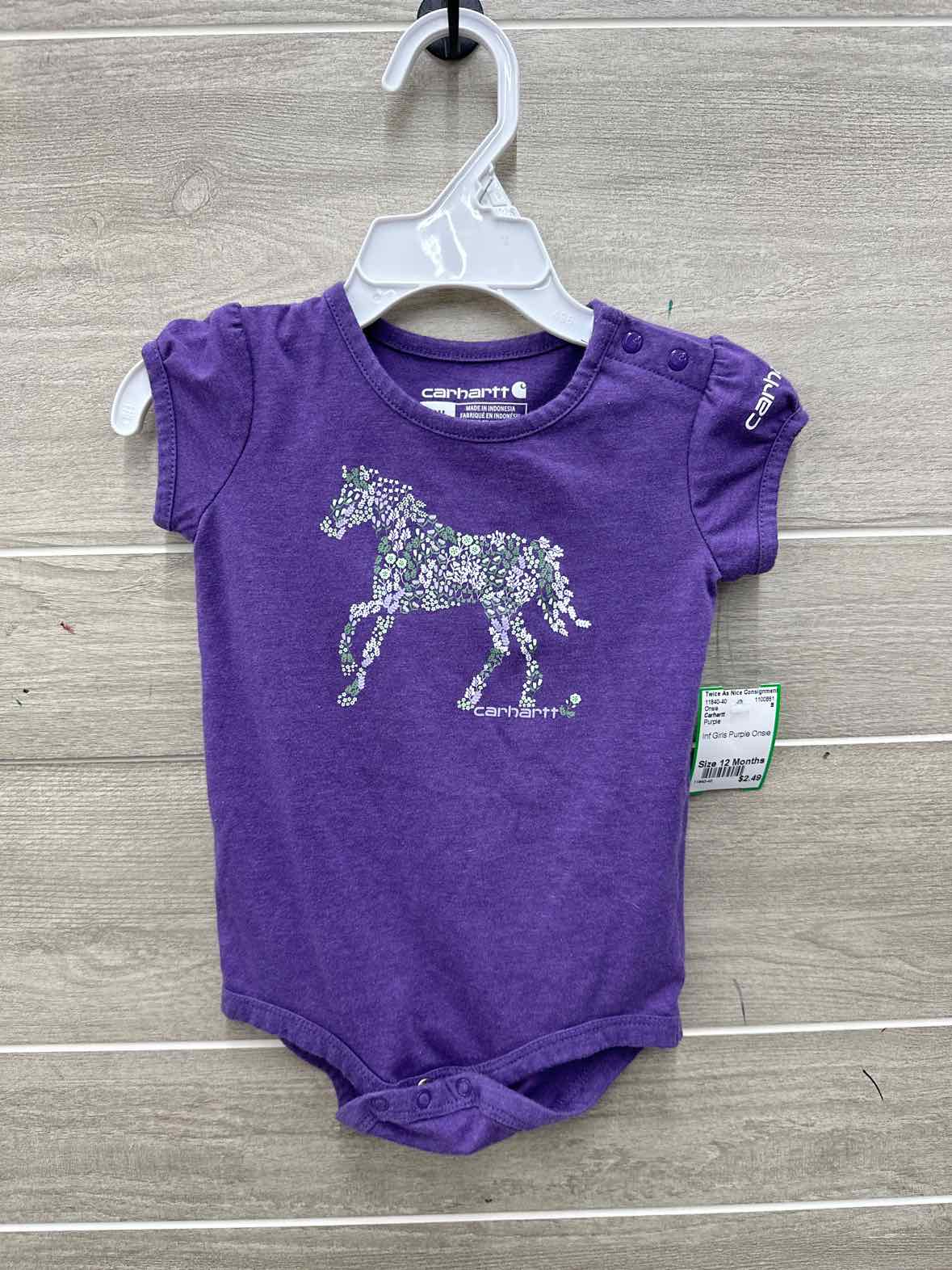 Carhartt Infant 12 Months Onsie