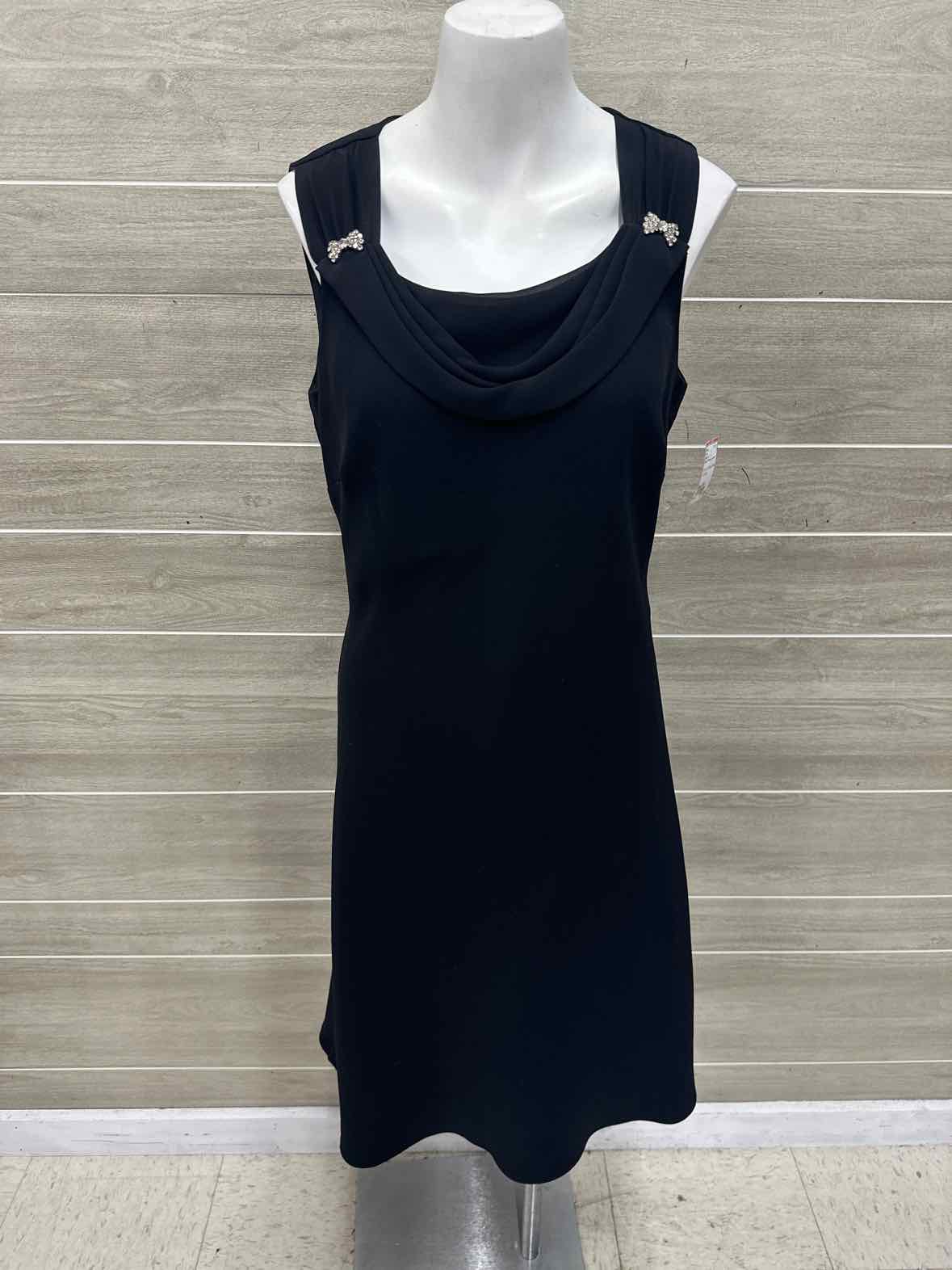 Dawn Joy Fashions Size 8/10 Black Womens Dress