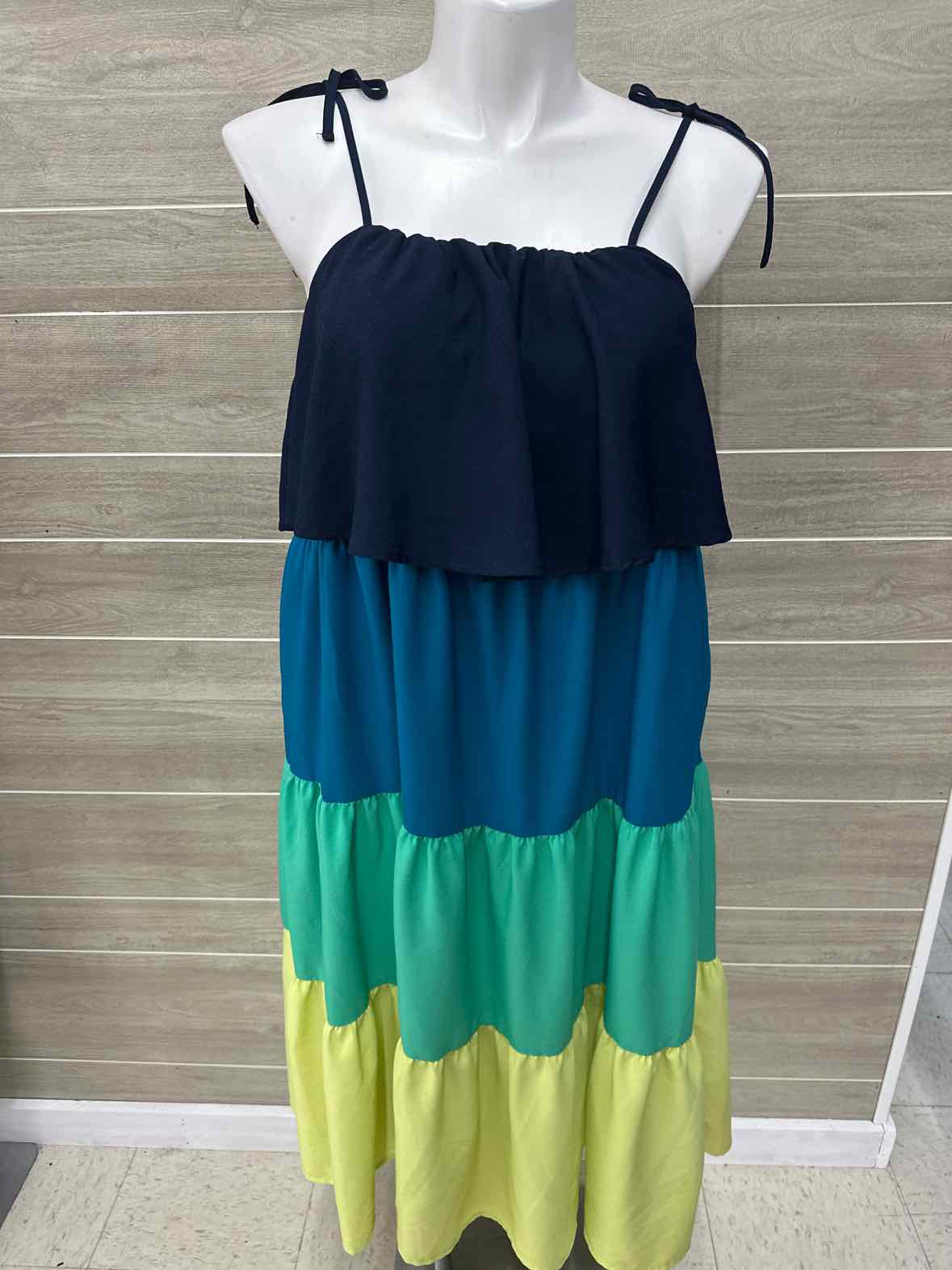 Time & Tru Multi-Color Womens Size 12 Dress