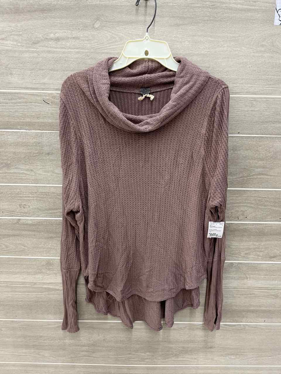 Free People Taupe Womens Women Size S/M Shirt