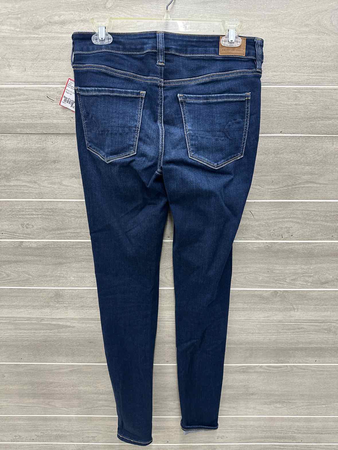 American Eagle Size 8 Long Blue Womens Jeans