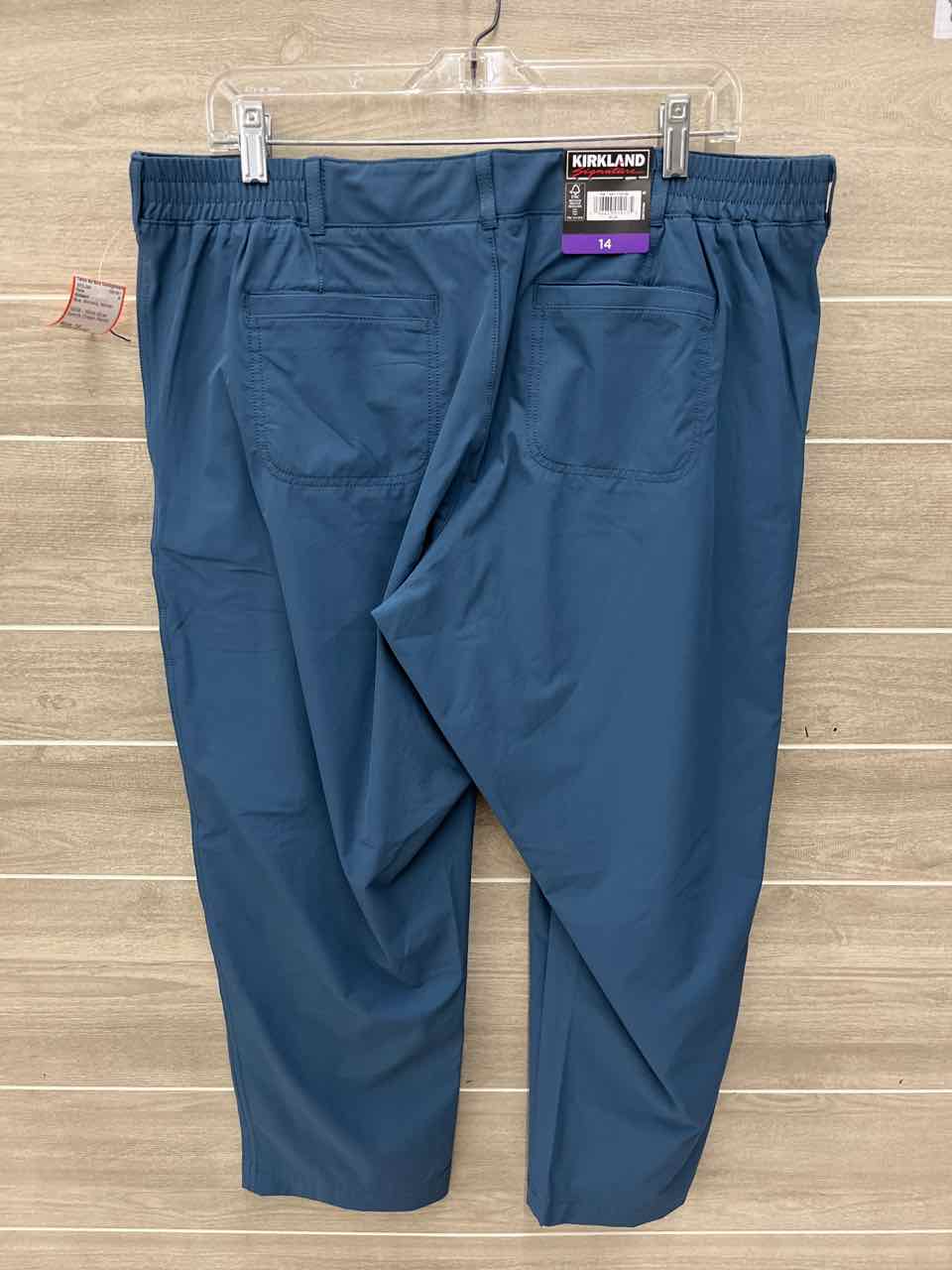 Kirkland Blue Womens Women Size 14 Pants