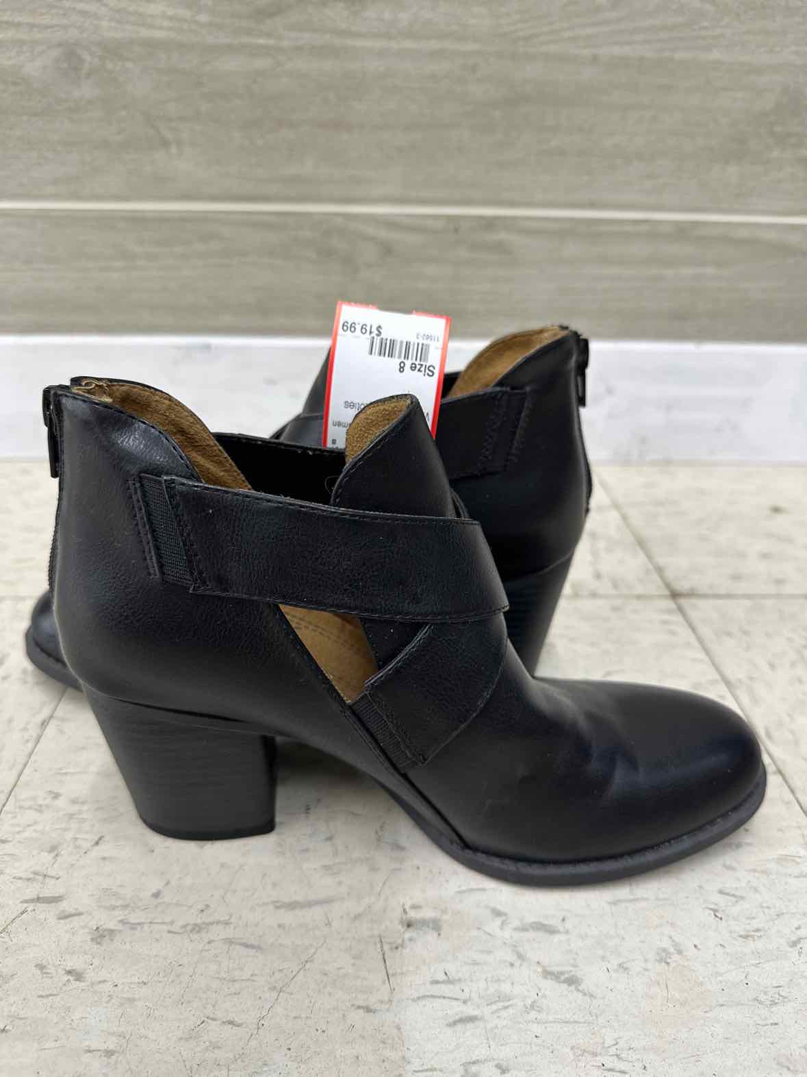 8 Natural Sole Black Womens Women Size 8 Boots