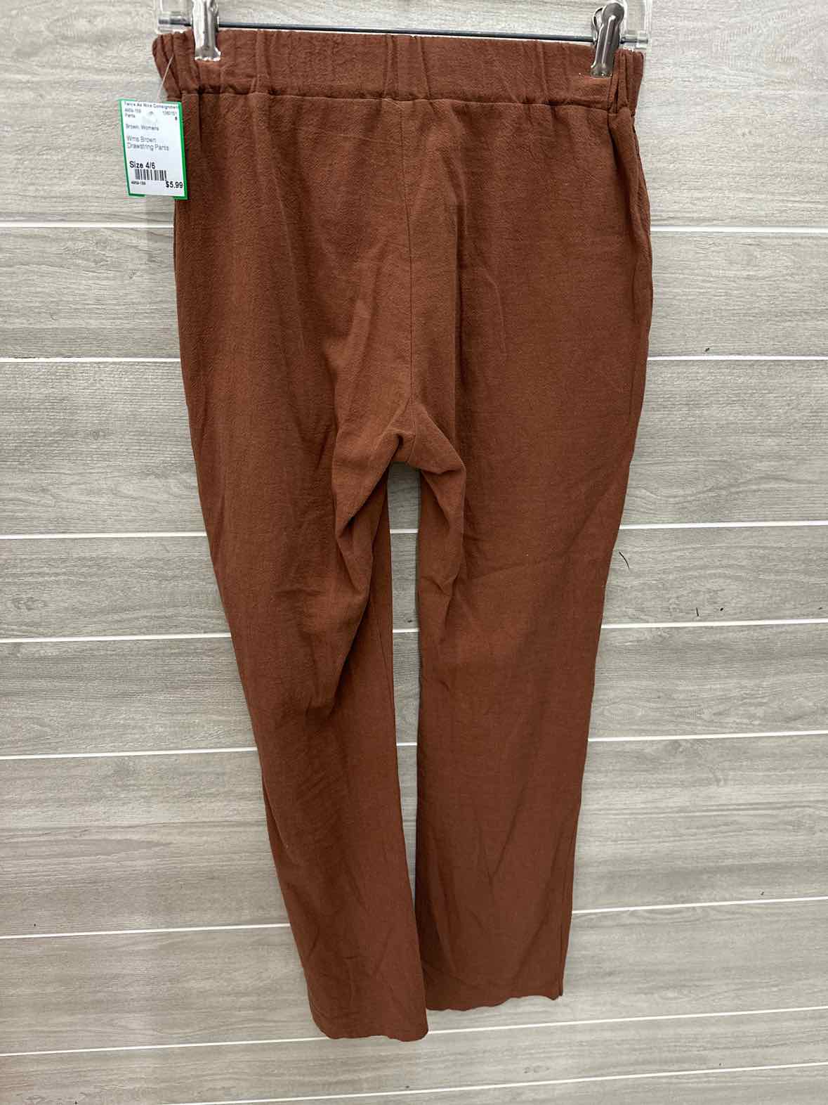 Brown Womens Size 4/6 Pants