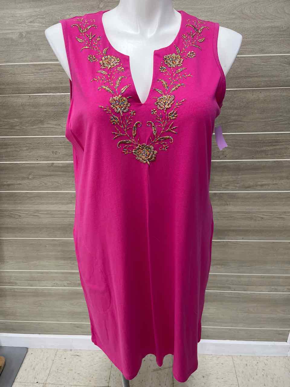Lands End Pink Womens Size 18 Dress