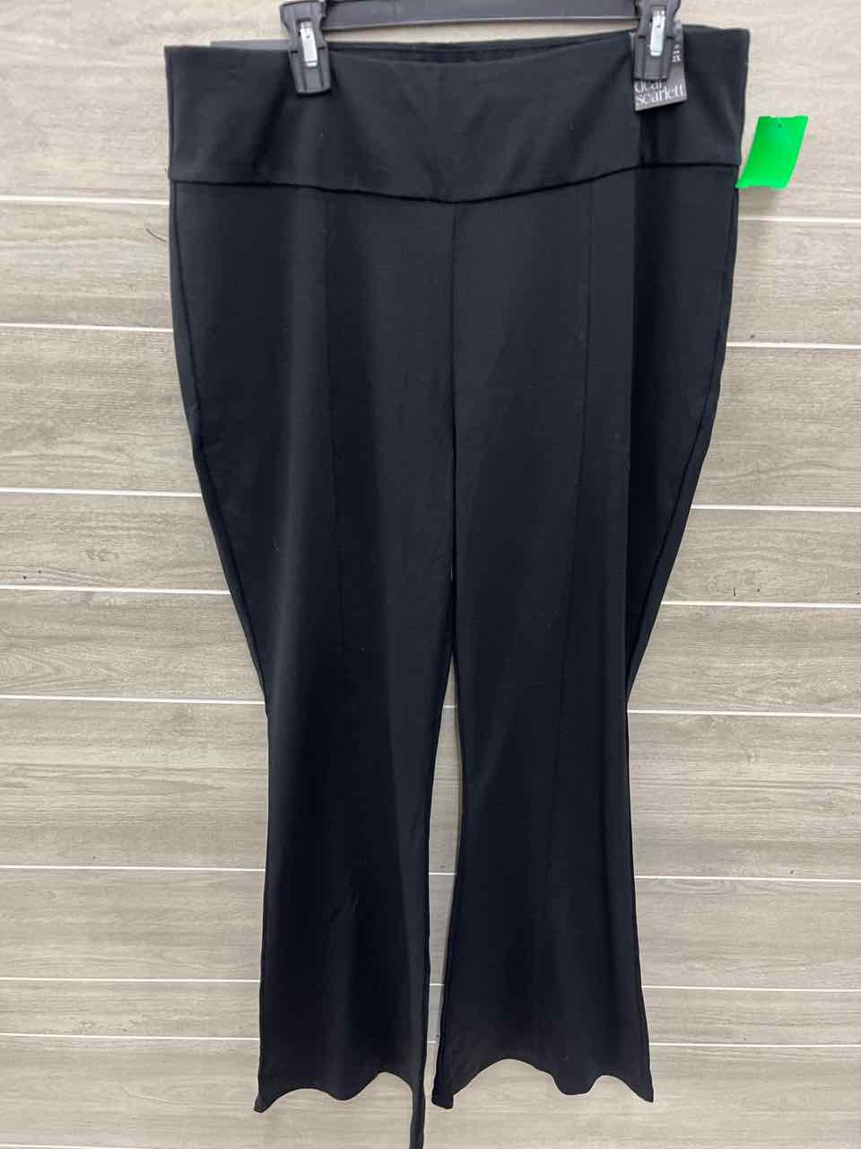 Dear Scarlet Size 2X Black Plus Pants