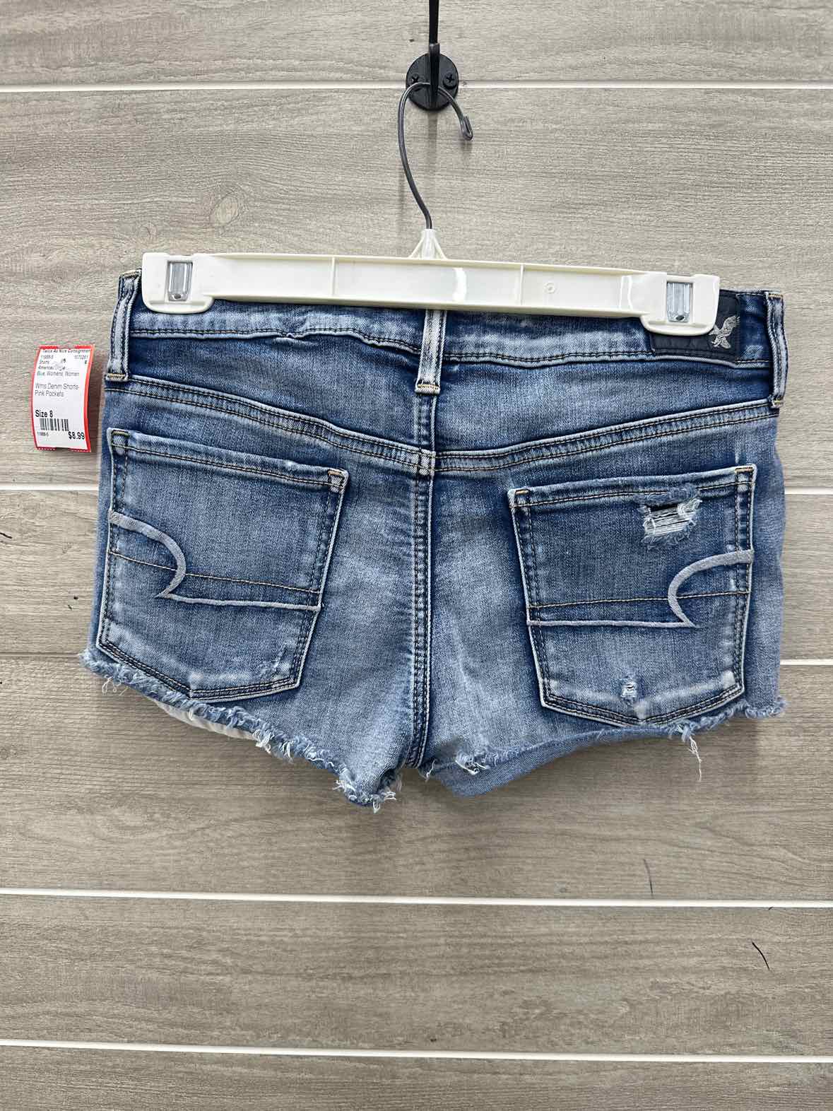 American Eagle Size 8 Blue Womens Shorts