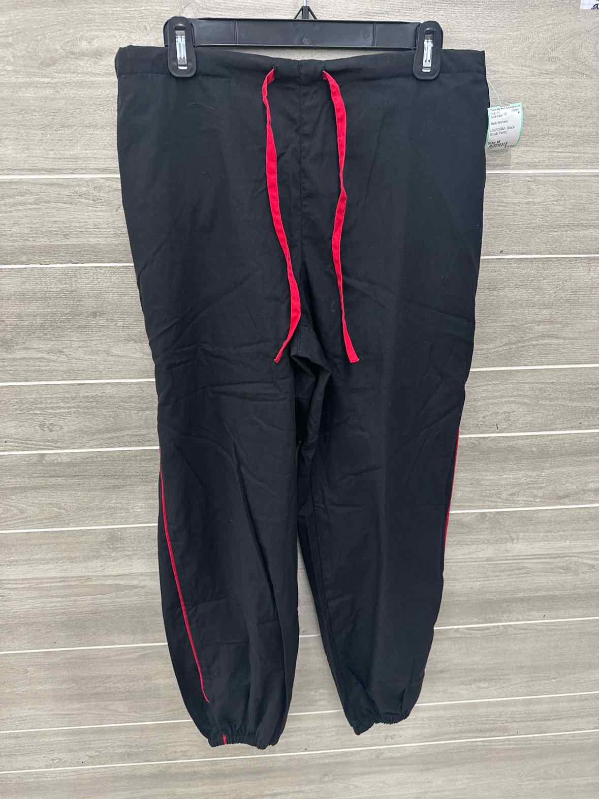 Black Womens Size M Scrub Pants