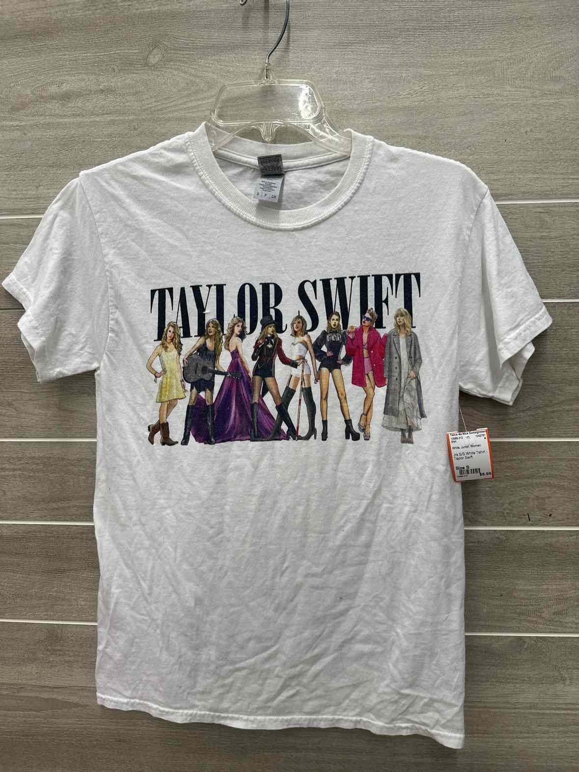 Size S White Junior Shirt