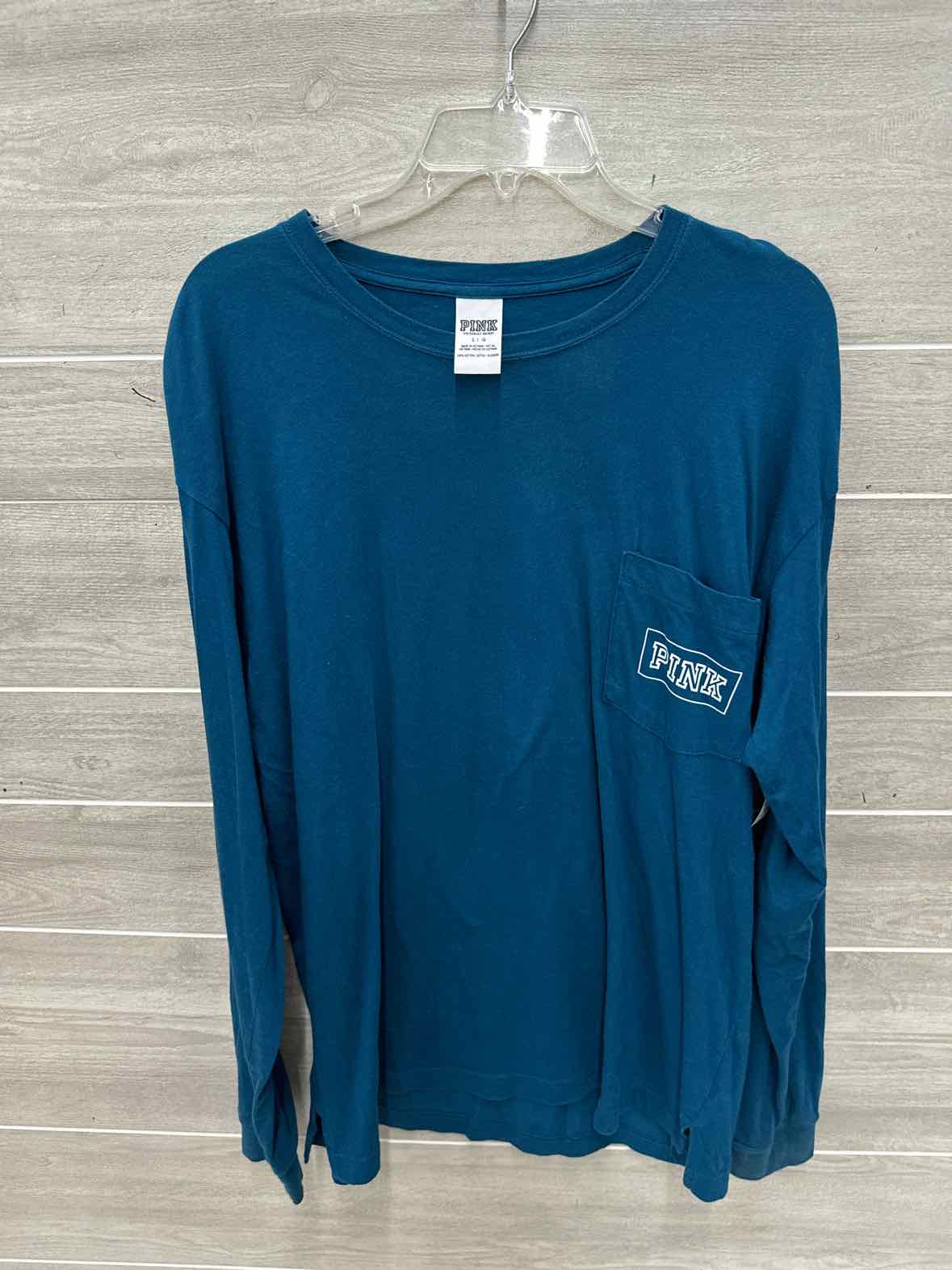 PINK Size L Teal Womens Shirt