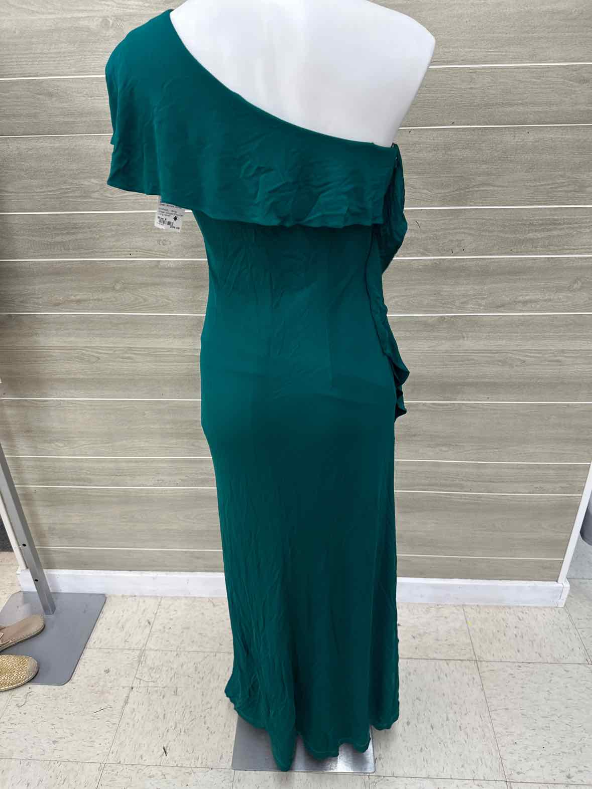 David Meister Green Womens Women Size 4 Gown/Evening Wear