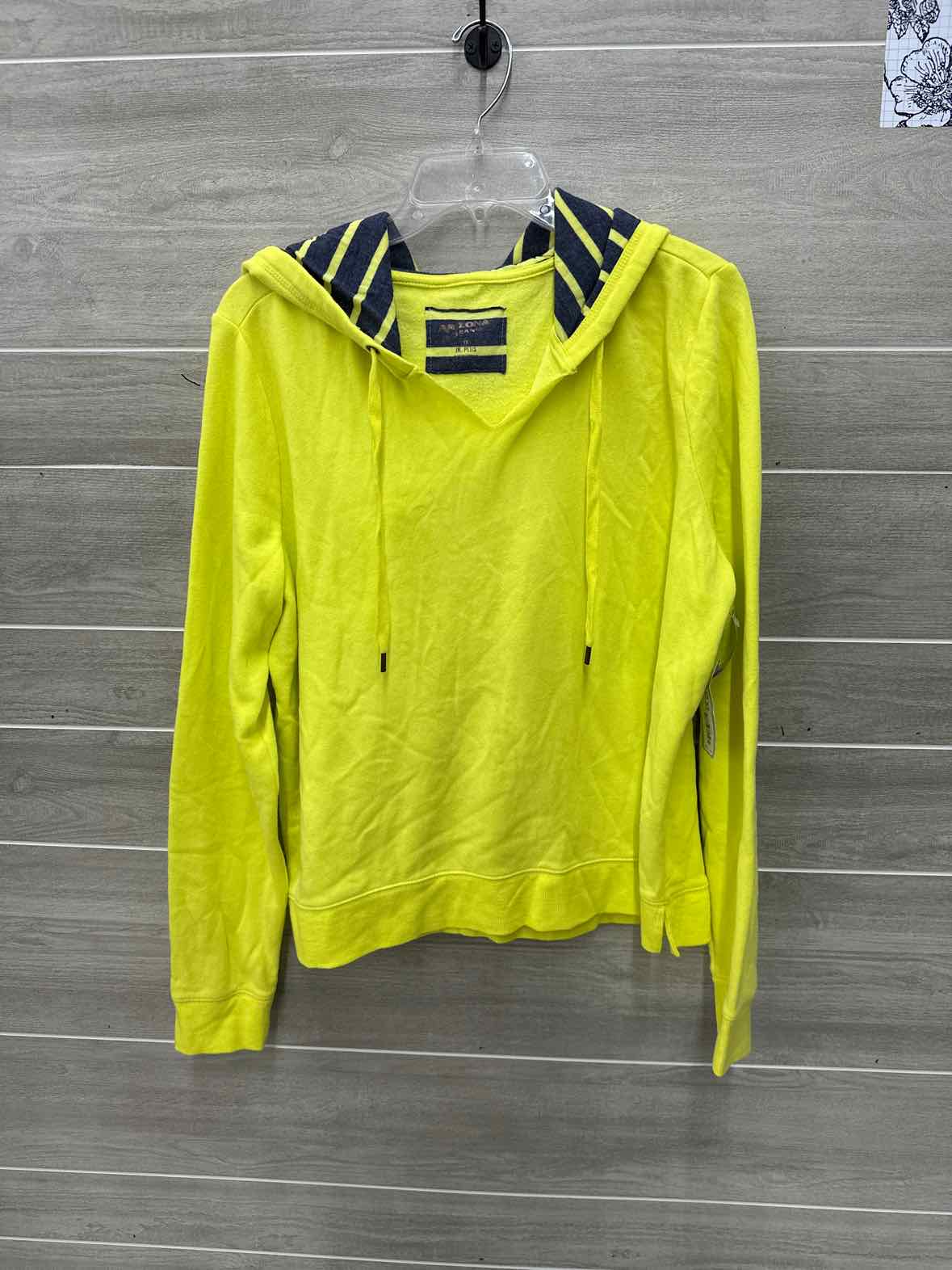 Arizona Yellow Womens Women Size 1X Sweatshirt
