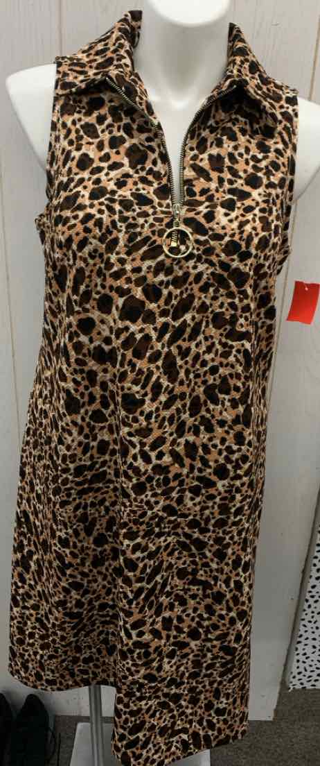 Anne Klein Tan Womens Size 14W Dress