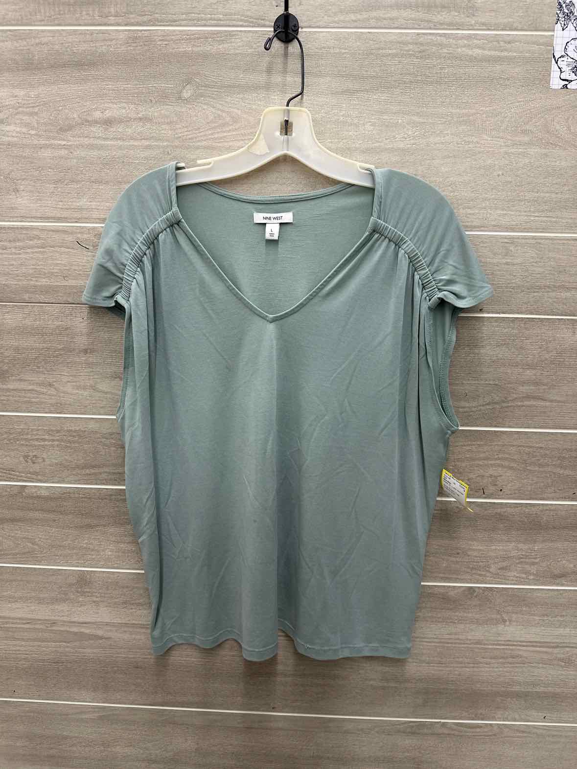 Nine West Size L Green Womens Shirt