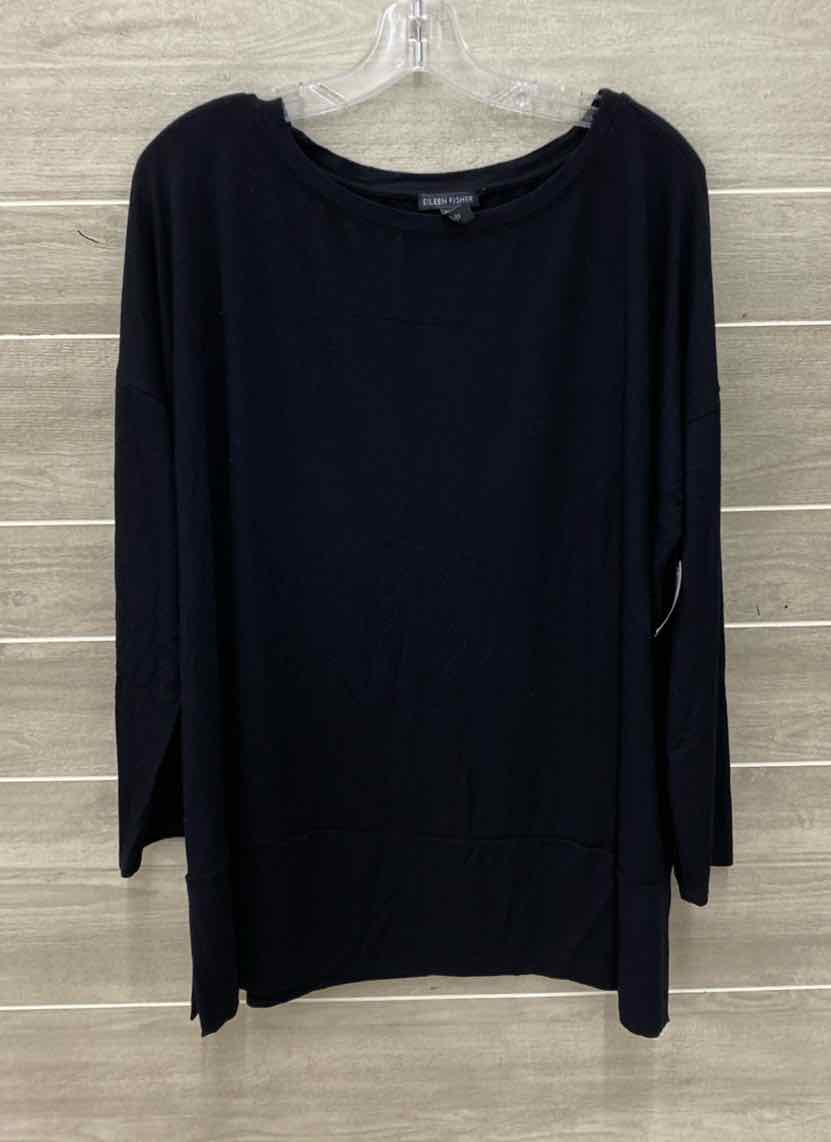 Eileen Fisher Black Womens Size XL Shirt