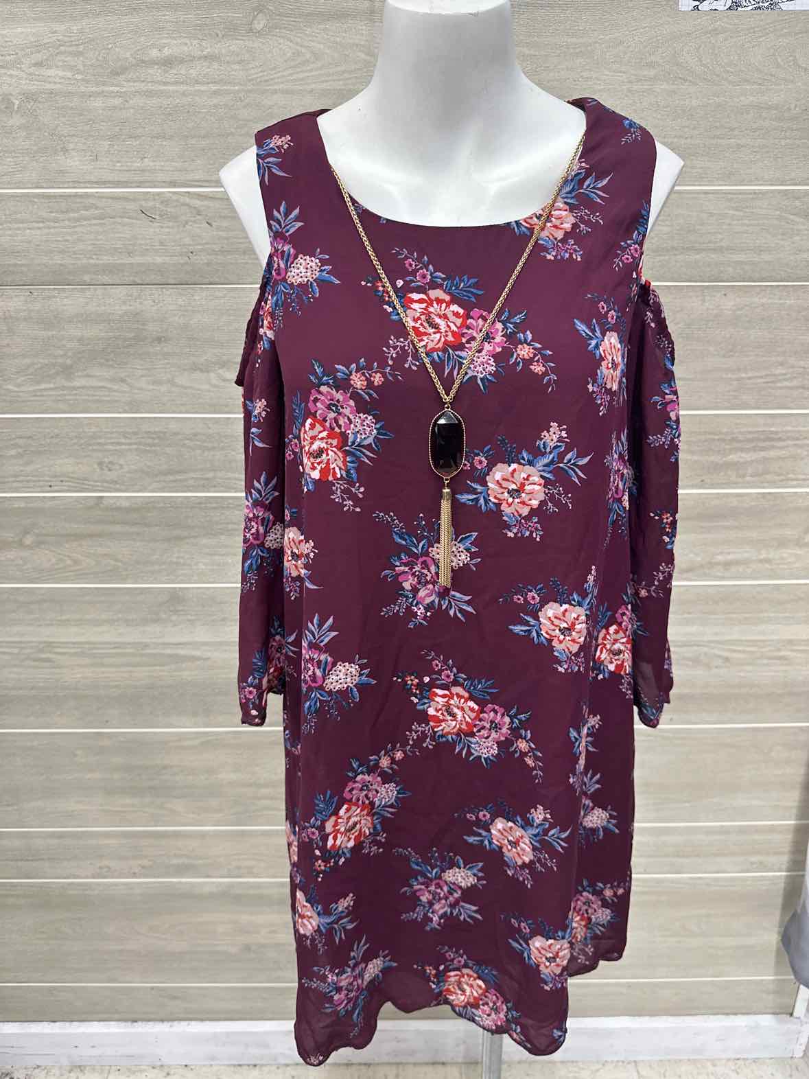 Lily Rose Size 8 Purple Womens Dress