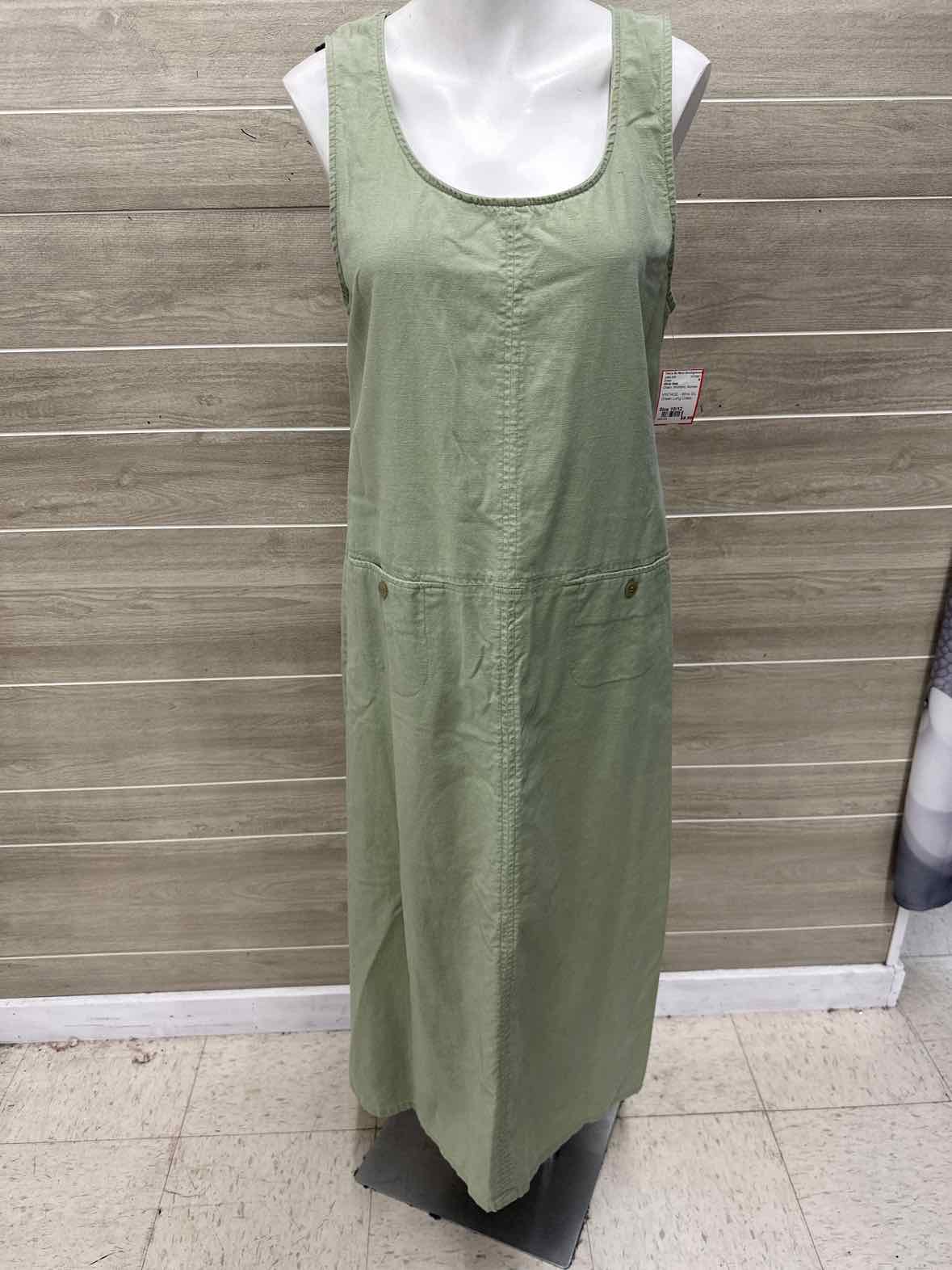 White Stag Size 10/12 Green Womens Dress