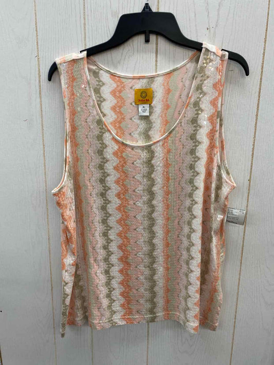 Ruby Rd. Coral Womens Size XL Tank Top