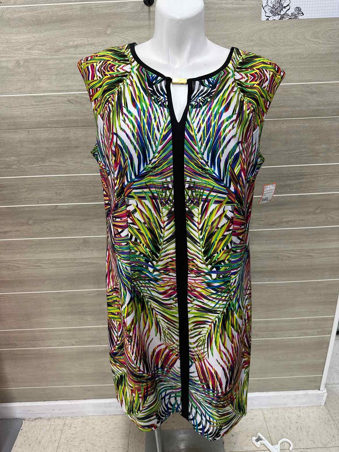 Size 20W Multi-Color Plus Dress