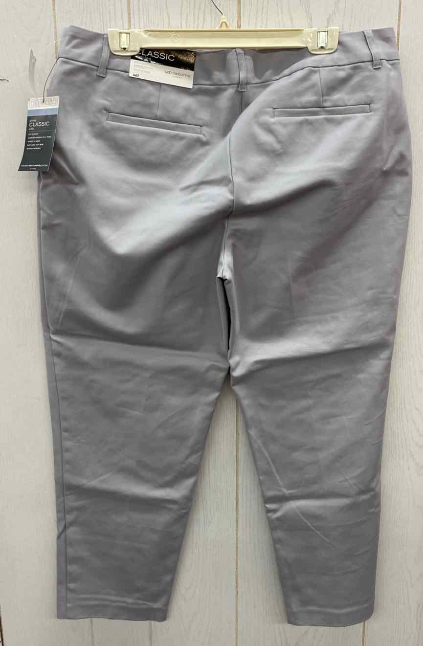 Liz Claiborne Gray Womens Size 16 Pants