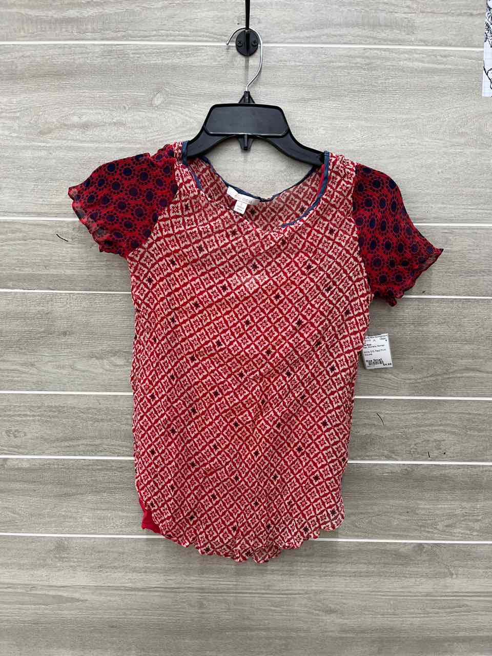 Ella Moss Red Womens Women Size Small Shirt