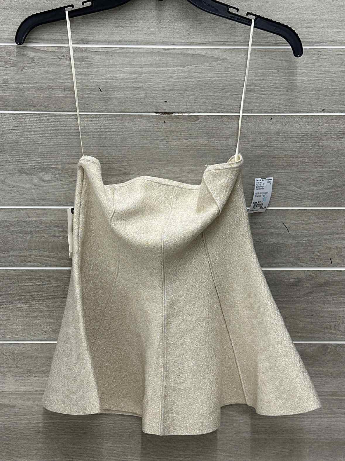Anthropologie Gold Womens Size XS Tank Top
