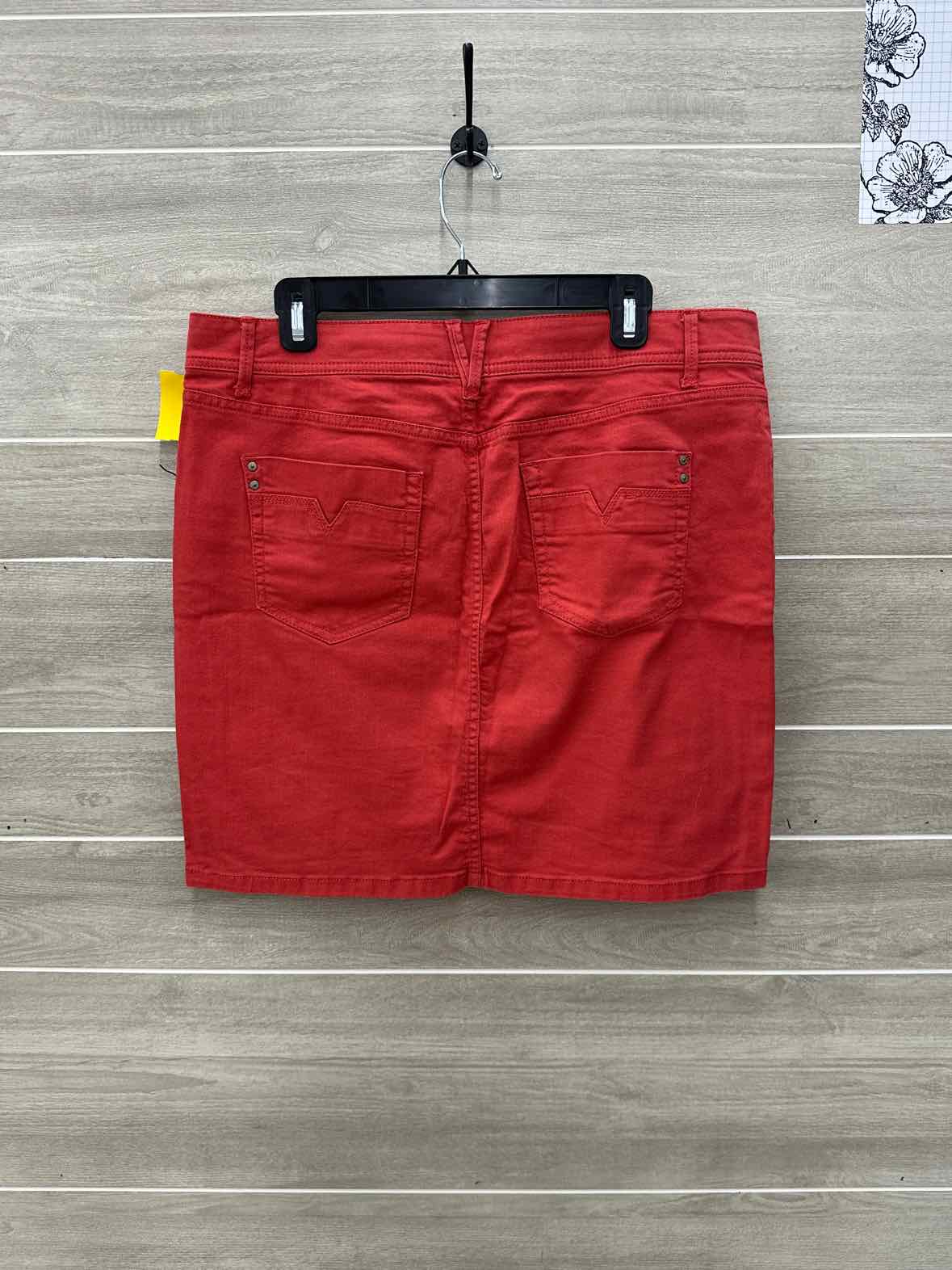 Sonoma Red Womens Women Size 12 Skirt