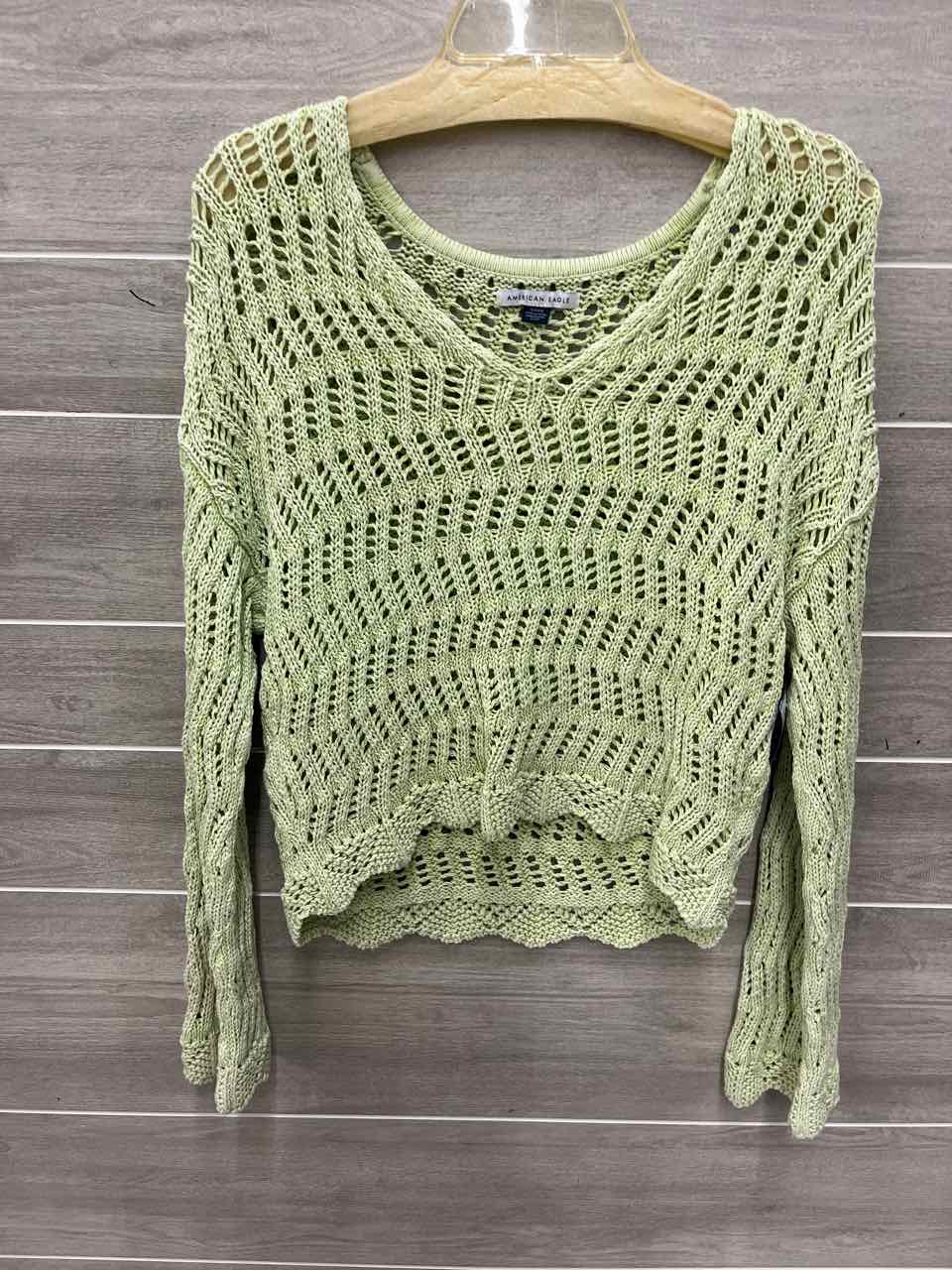 American Eagle Size S Green Womens Sweater