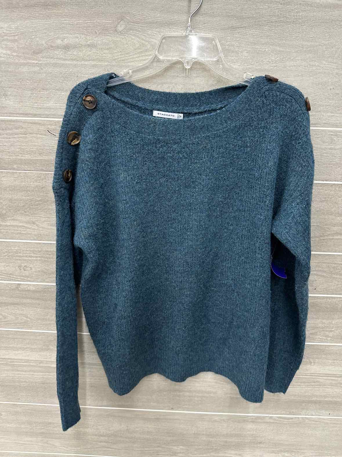 Staccato Size M Teal Womens Sweater
