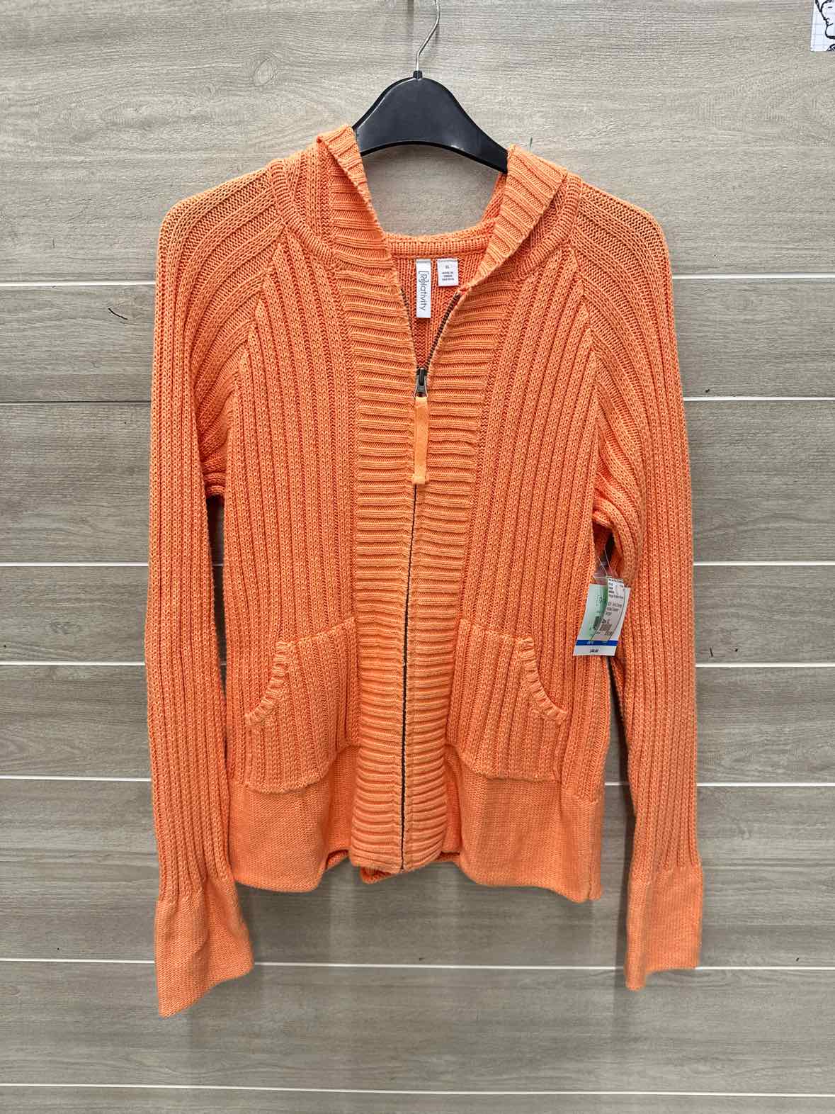 Relativity Size XL Orange Womens Sweater