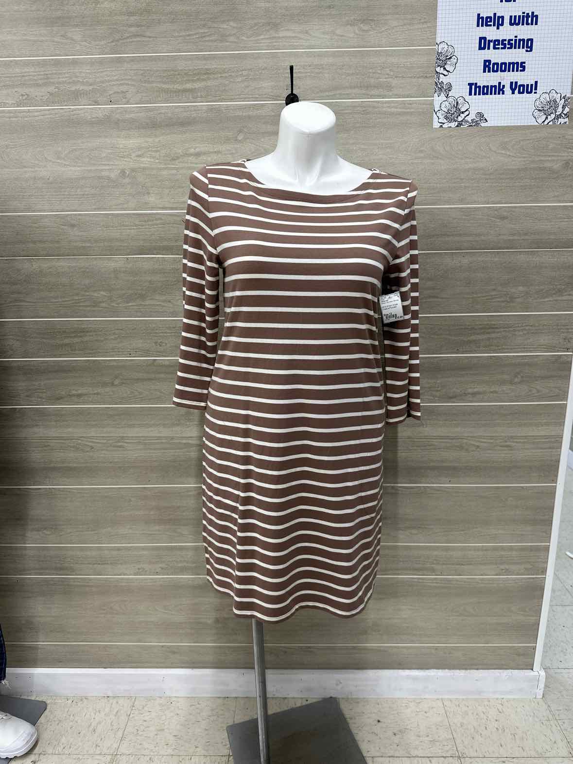 Garnet Hill Brown Womens Women Size 12 Dress