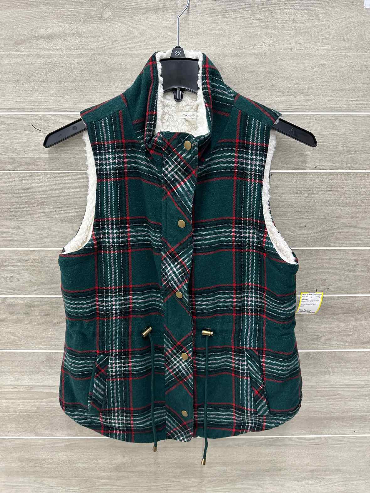 Maurices Size M Green Womens Vest