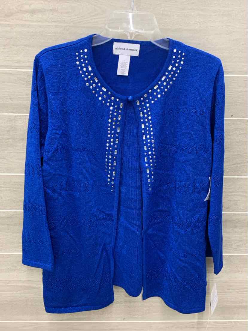 Alfred Dunner Blue Womens Size M Shirt