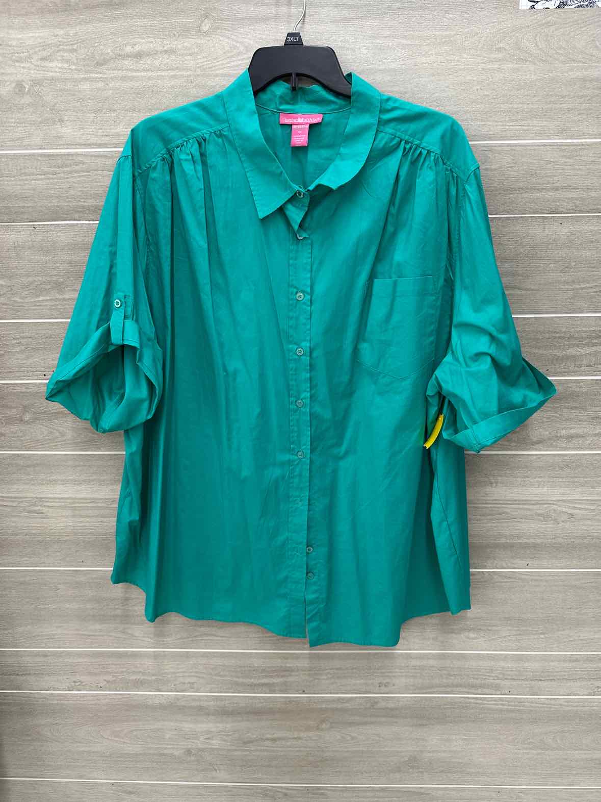 Woman Within Green Womens Size 4X Shirt