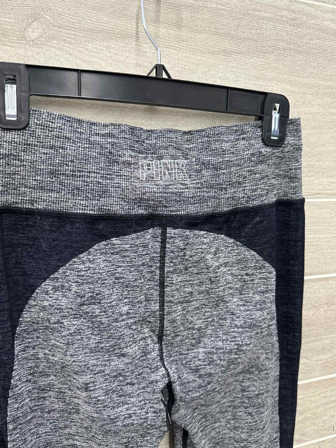 PINK Size M Gray Womens Leggings