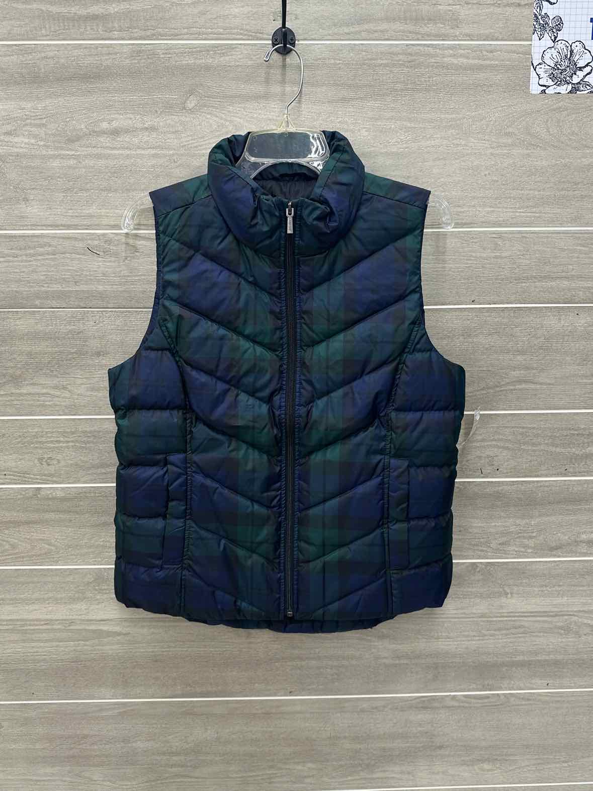 Lands End Size S Green Womens Vest
