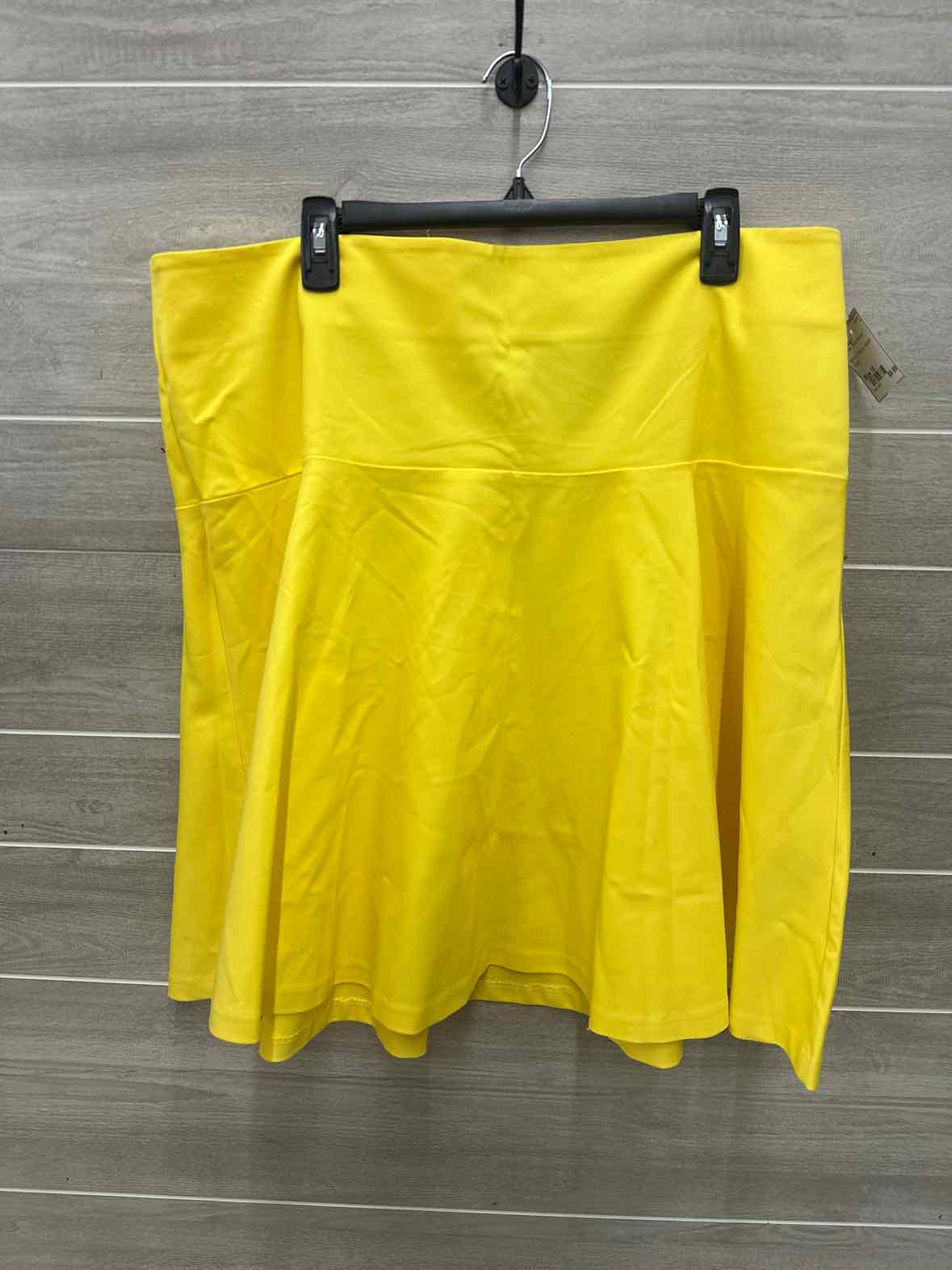 Lane Bryant Size 18 Yellow Plus Skirt