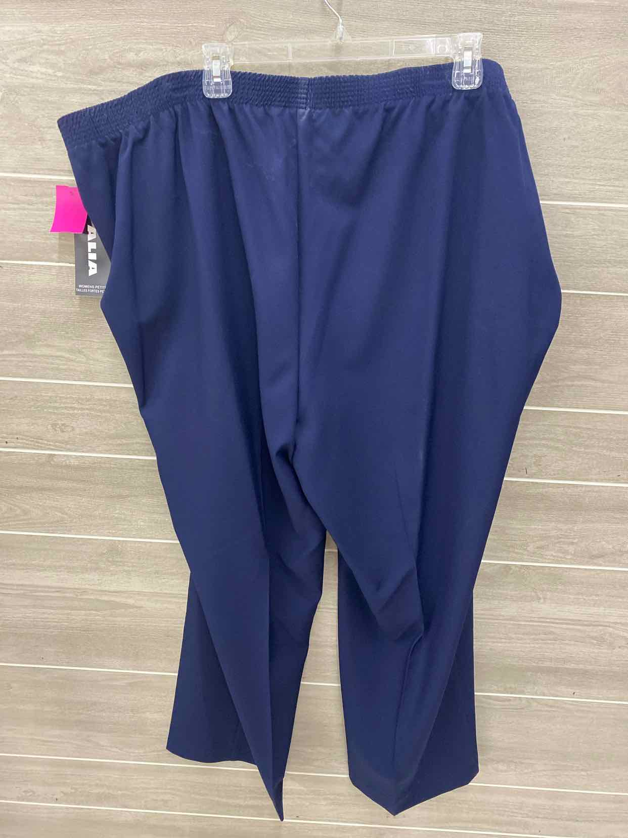 Alia Navy Womens Size 24W Pants