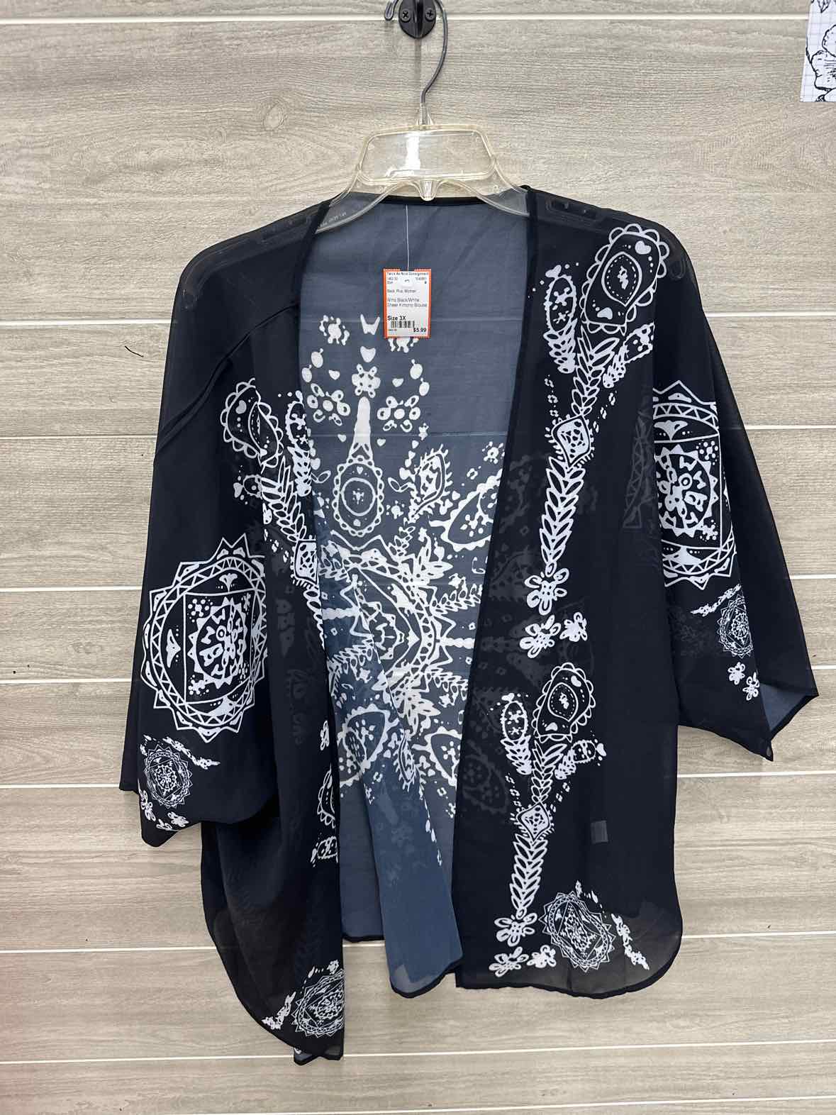 Size 3X Black Plus Shirt