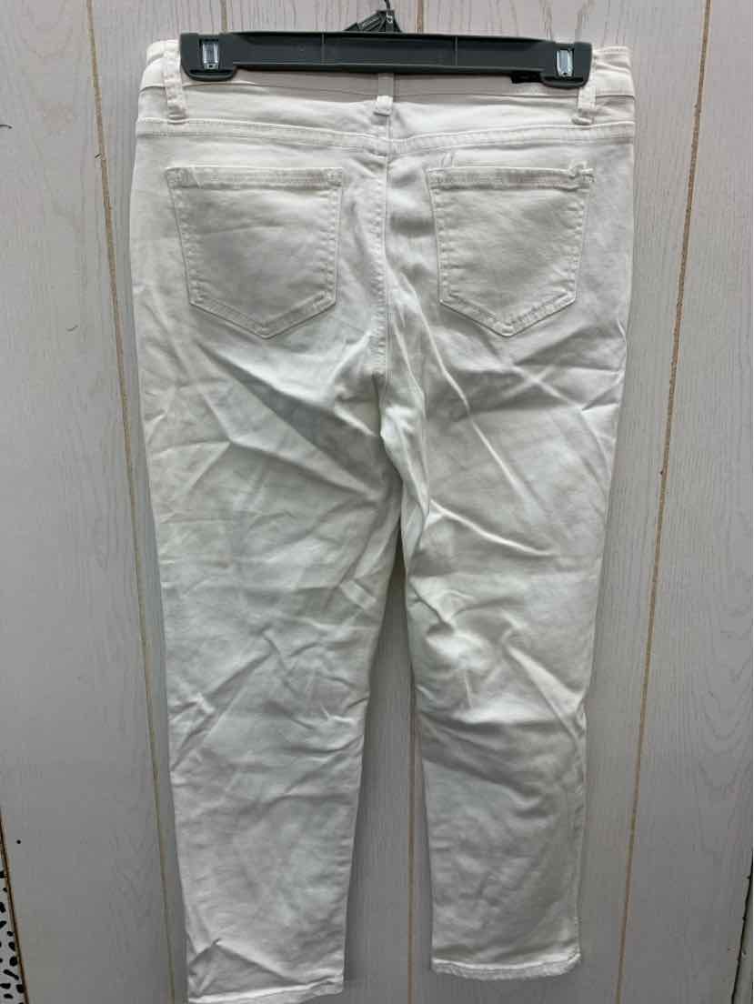 Earl White Womens Size 6 Pants