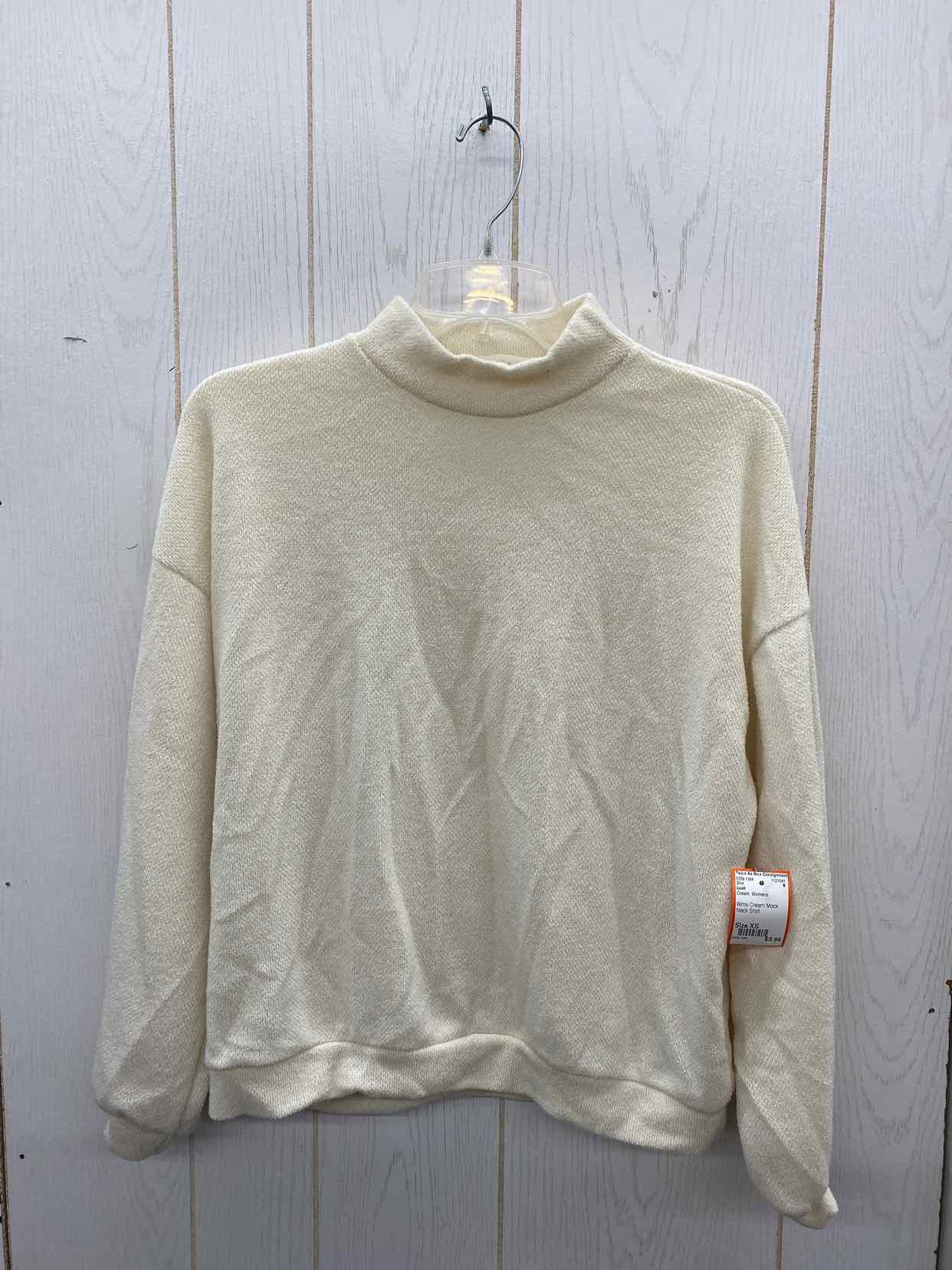 Lush Cream Womens Size XS Shirt