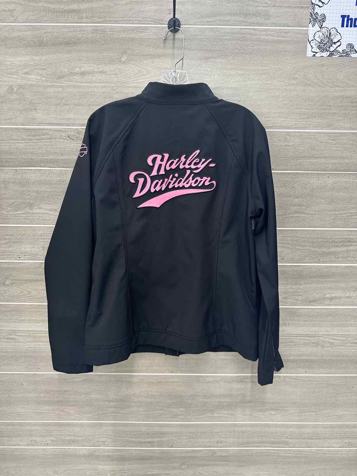 Harley Davidson Size XL Black Womens Jacket (Outdoor)