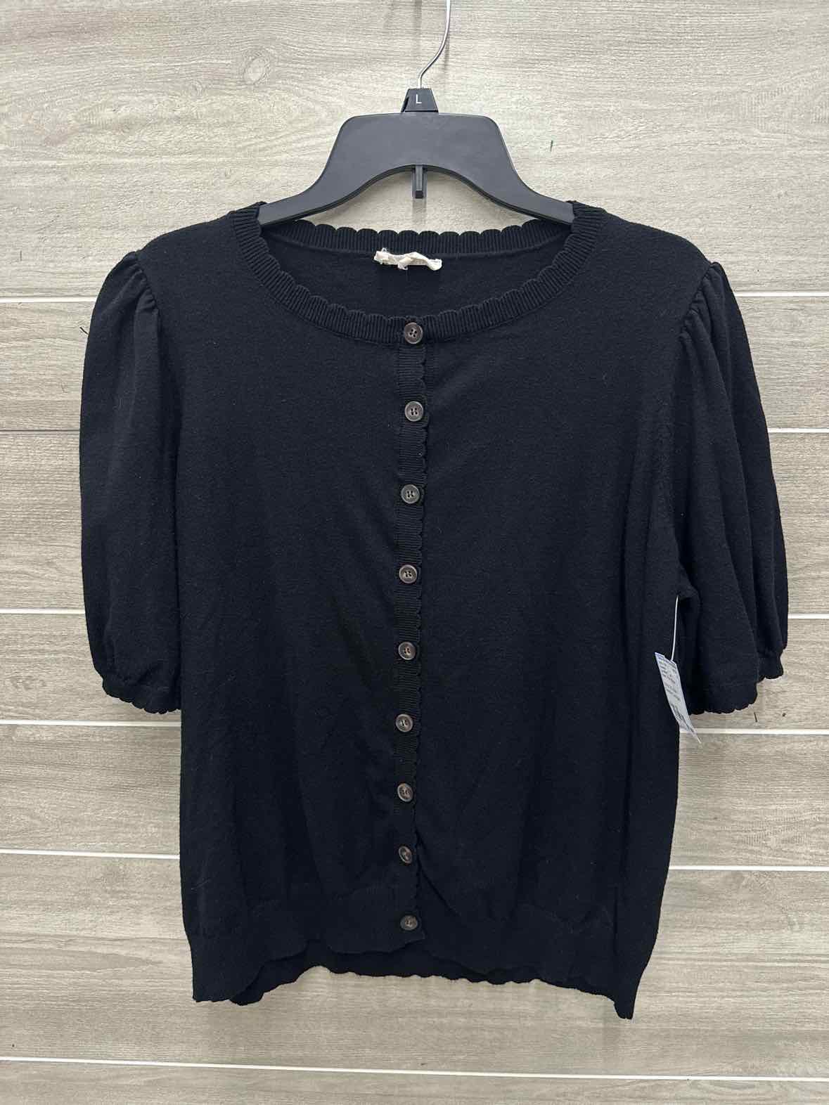 La Vila Milano Size 1X Black Plus Sweater