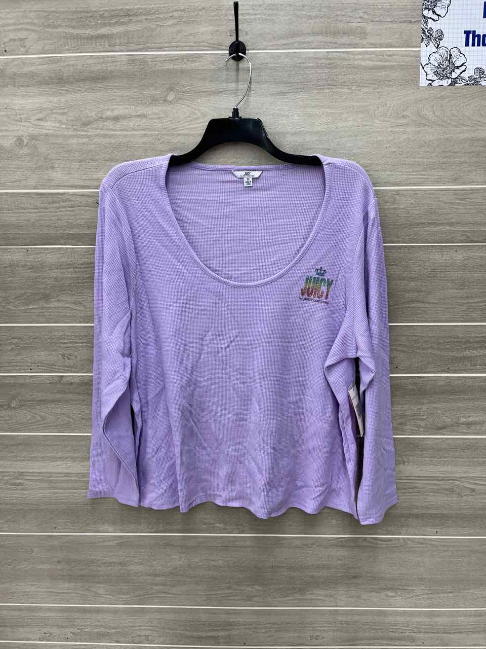 JUICY Purple Womens Women Size 3X Shirt