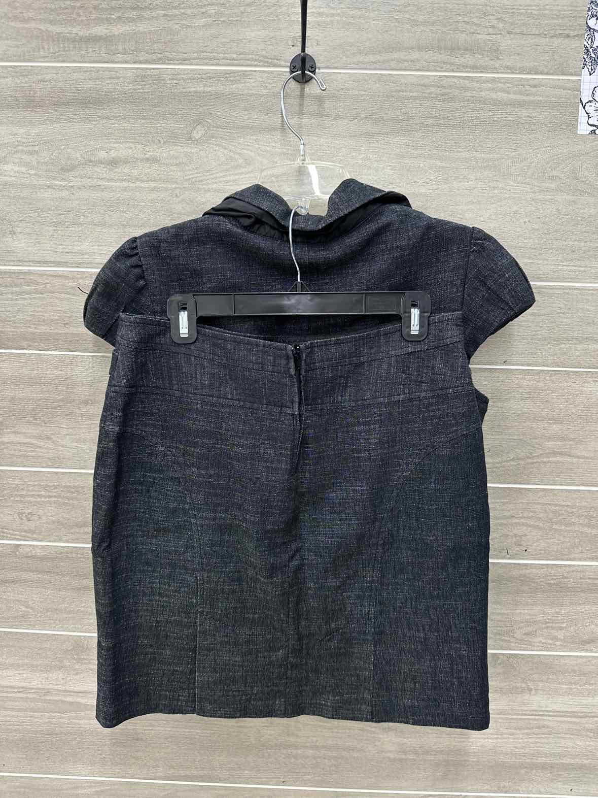 IZ Byer Gray Womens Size 10/12 Skirt Set