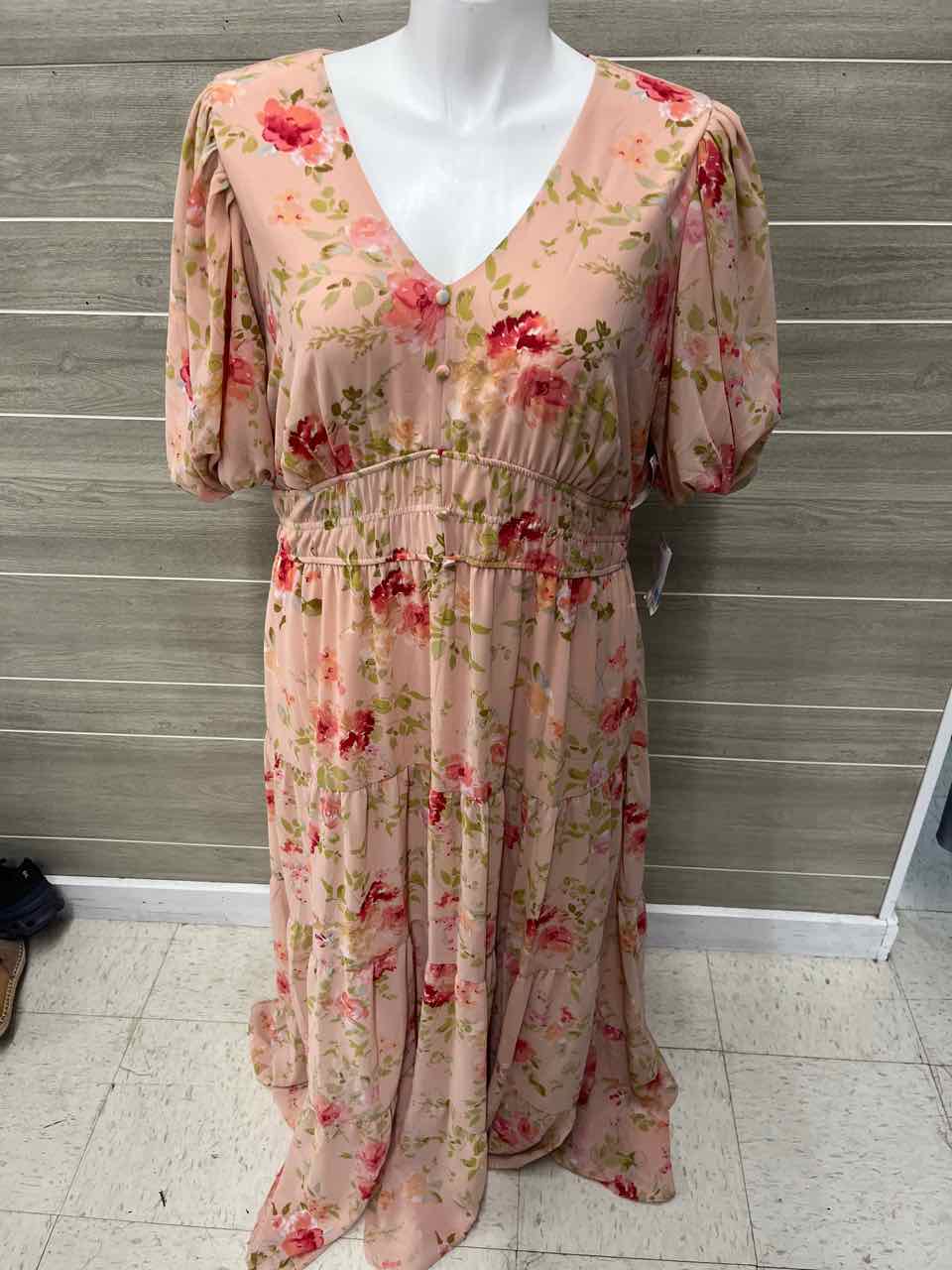 Size 20W Pink Plus Dress