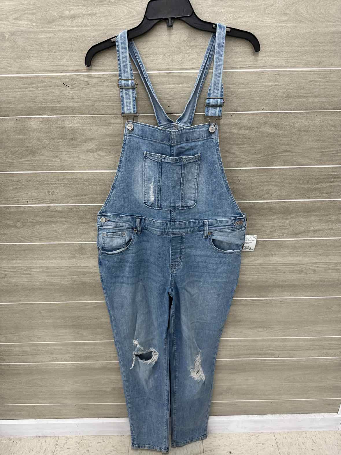 Maurices Blue Womens Women Size 12 Overalls