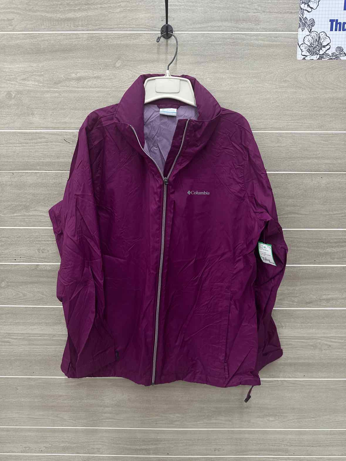 Columbia Size 1X Purple Plus Jacket (Outdoor)