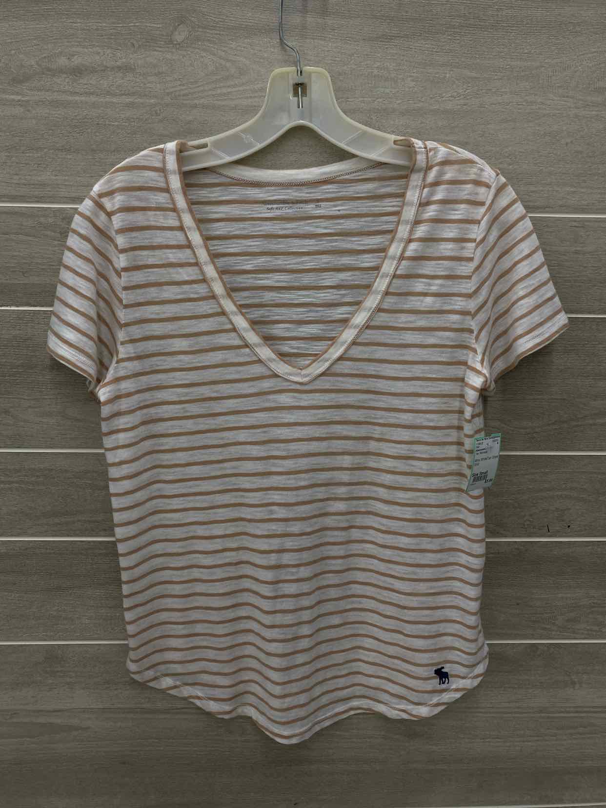 Abercrombie & Fitch Tan Womens Size Small Shirt