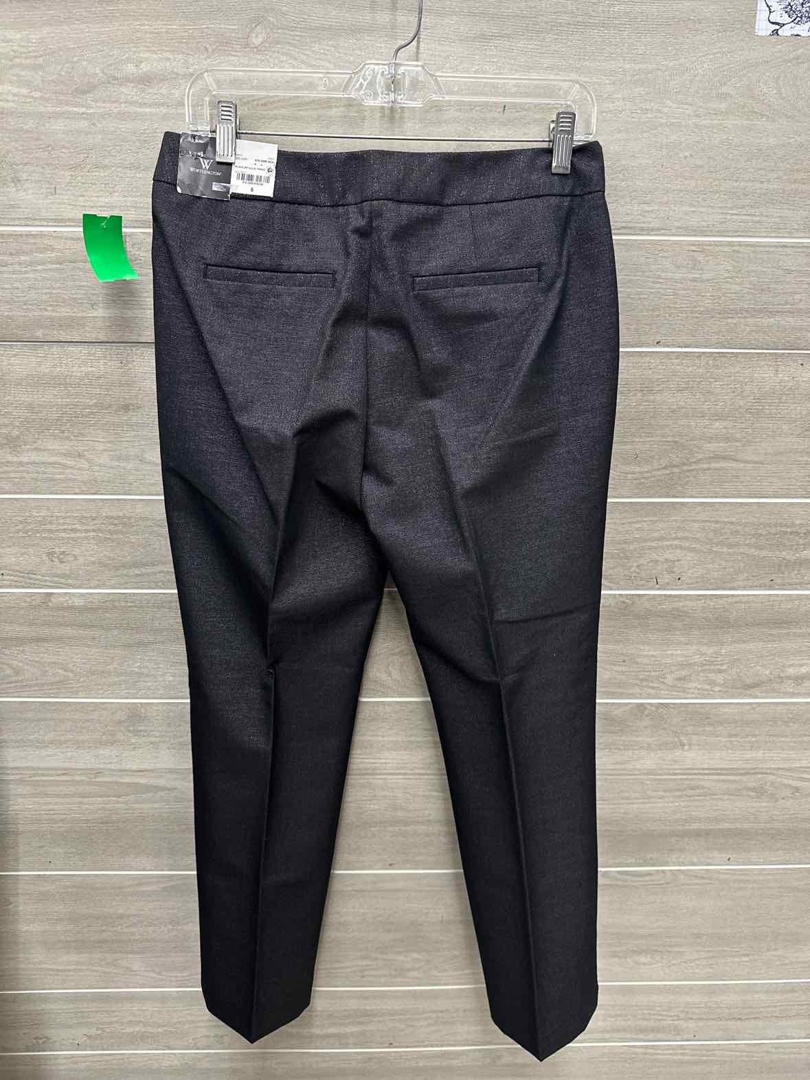 Worthington Size 6 Black Womens Pants